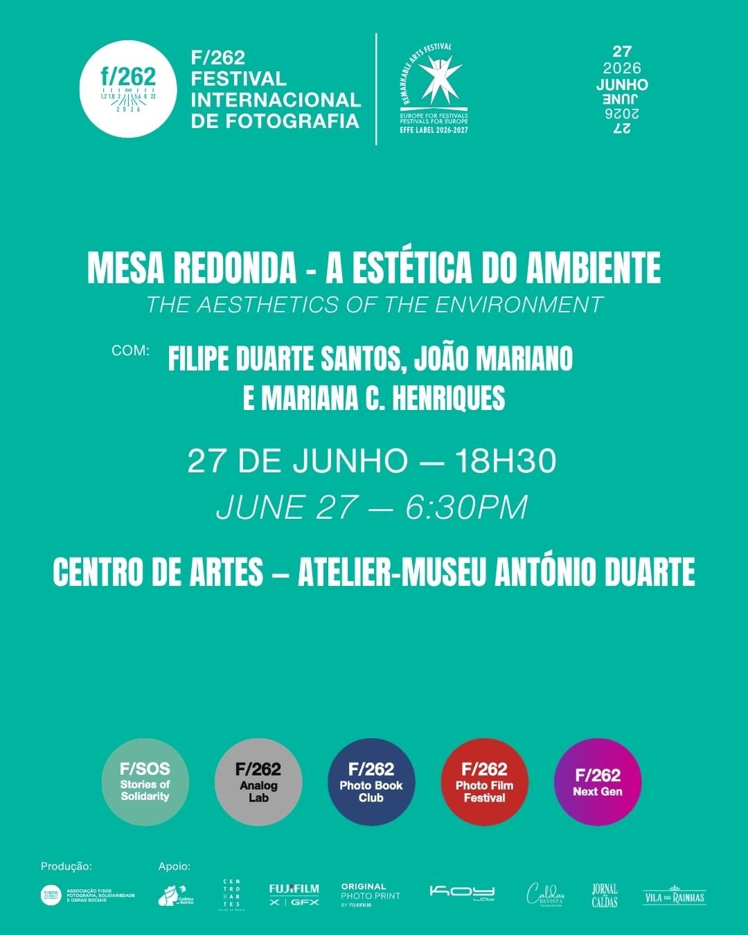 MESA REDONDA A ESTÉTICA DO AMBIENTE